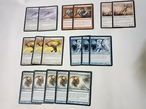 Magic The Gathering Lote De 17 Tarjetas Mtg Darksteel 2004 (Usado)