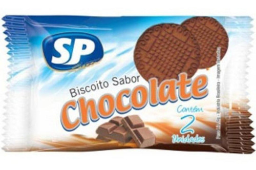 Bolacha Biscoitos Amanteigados Em Sache Chocolate Sp - 180