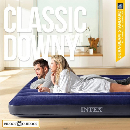 Colchón Inflable 2 Plazas Intex Full Classic Downy