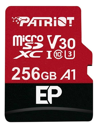 Memoria Micro Sd 256gb Patriot Ep 4k Clase 10 V30 Original