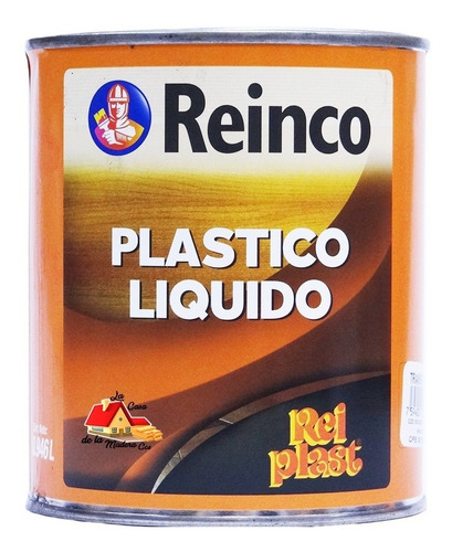 Rei Plast Plástico Liquido Reinco Transp. Satinado 1/4 Gal