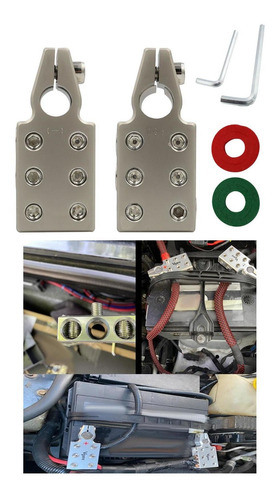 Abrazadera De De 6 Vías Para Automóvil Calibre 1/0 Awg,