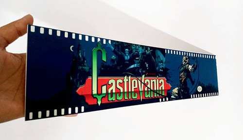 Afiche Castlevania (konami) 10x40cm