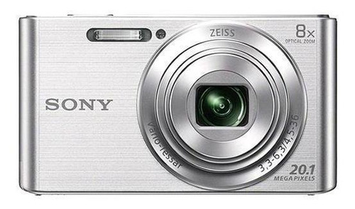 Câmera Fotográfica Sony Dsc-w830 2.7  20.1mp Hd X8 - Prata