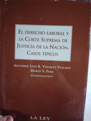 El Derecho Laboral Y La Csjn. Casos Típicos. V. Vialard Y Ot