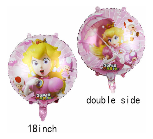 Globo Personaje Princesa Peach - Mario Bros