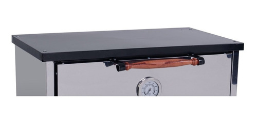 Horno Pizzero 6 Moldes Con Carlitera Acero Inoxidable