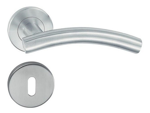 Imagen 6 de 6 de Manija Doble Balancin Hafele 903.91.577 Mod. Hl03 Acero Inox
