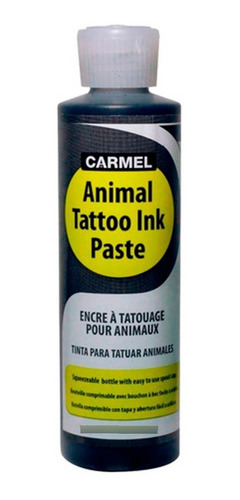 Tinta Para Tatuar Ganado Marca Carmel 6 Oz