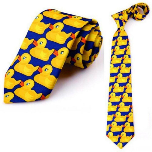 Gravata Patinhos Festa Barney Stinson Amarela Cosplay Geek Cor Amarelo