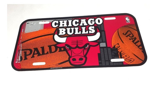 Imagen 1 de 9 de Chapa Acrilico Rígida Chicago Bulls. Nueva, Wincraft Usa