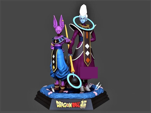 Dragon Ball Beerus Y Whis Dbs Archivo Stl Para Impresión 3d