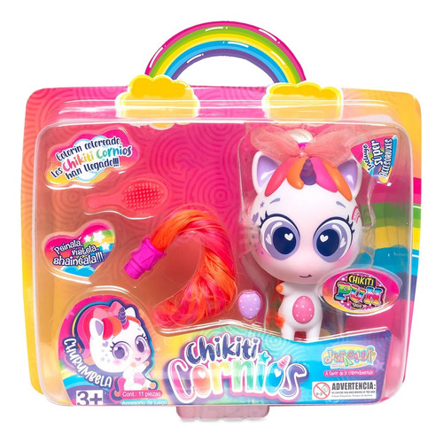 Imagen 2 de 6 de Muñeco Distroller Chikiticornio Churumbela Blanca