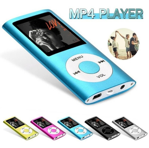 Reproductor Mp4 Mp3 Con Pantalla, Radiofm, Musica, Graba Voz