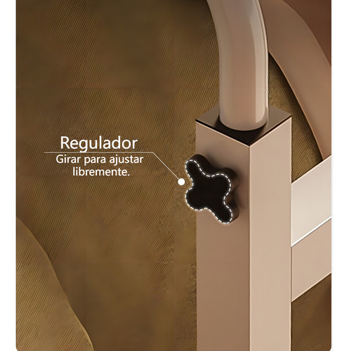Mesa Estudio Escritorio Computadora Móvil Ajustable Color Blanco