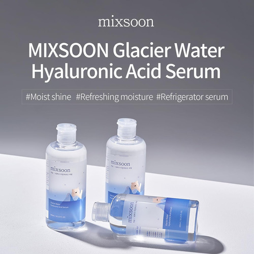 Sérum Mixsoon Glacier Water Con Ácido Hialurónico, 300 Ml, T