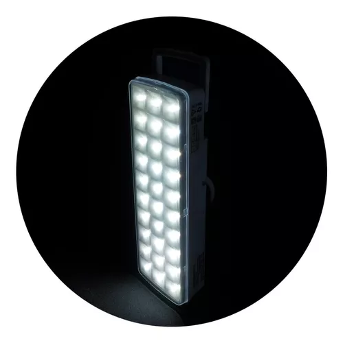 Luz De Emergencia Led Portátil Recargable Autonomía 6hs Gs30