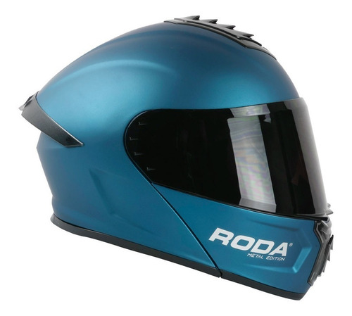 Imagen 5 de 10 de Casco Abatible Roda Moto Pilot Gafas Dot + Mica Regalo