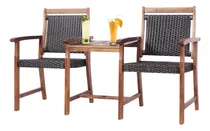 Comprar Happygrill Patio Bistro Juego De Sillas De Madera De Acacia