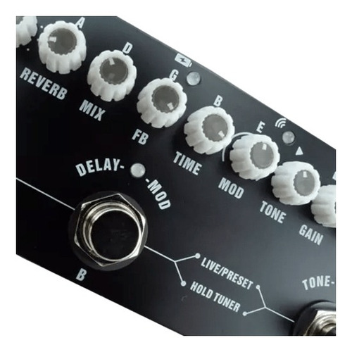 Imagen 4 de 4 de Pedal de efecto para instrumento de cuerda Cuvave Cube Baby negro