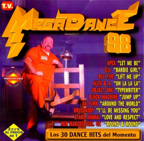 Cd Mega Dance 98 Max Mix Duplo Flash House Dance (Usado)