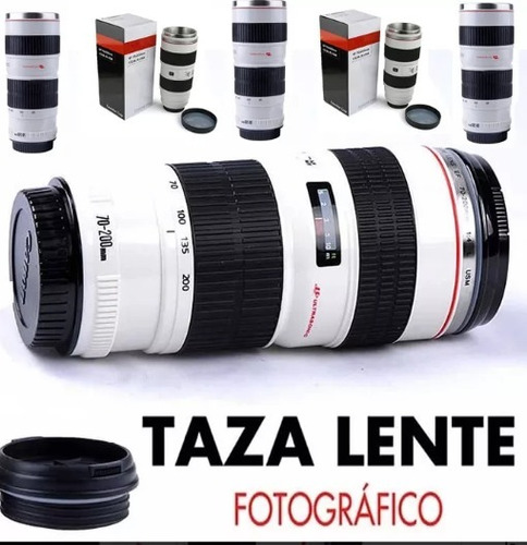 Taza Lente Térmica Camara Mug Geek Fotográfico Pico Vertedor