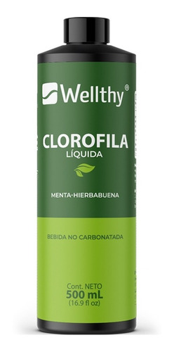 Clorofila Liquida Menta Hierbabuena Wellthy 500ml Se