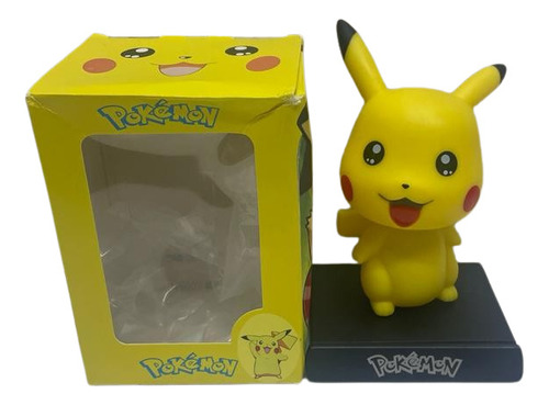 Figura De Pikachu Cabeza Oscilante Para Auto De 12 Cm