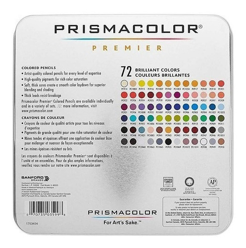 Prismacolor Premier 72 Colores  Artesano Libreria 