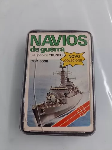 Antigo Jogo Super Trunfo Navios De Guerra Grow Anos 70