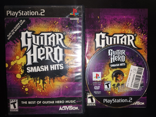 Guitar Hero Smash Hits Ps2 Playstation 2 Original Físico Com