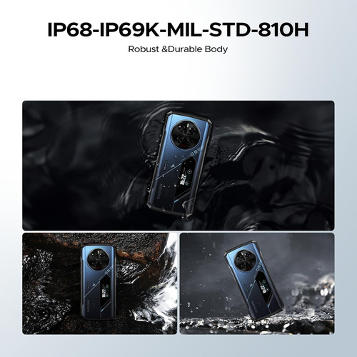Doogee V40 Pro 5g Celular 36gb+512gb/tf 2tb 200mp 8680mah 6.78 Fhd+ 1.47 Pantalla Trasera Android 14/dual Unlock/nfc