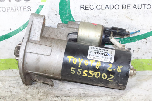 Motor De Arranque Toyota Hilux 2.8 Original 5555002