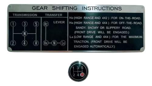 Toyota Land Cruiser Fj40 Emblema Instrucciones Transfer 5