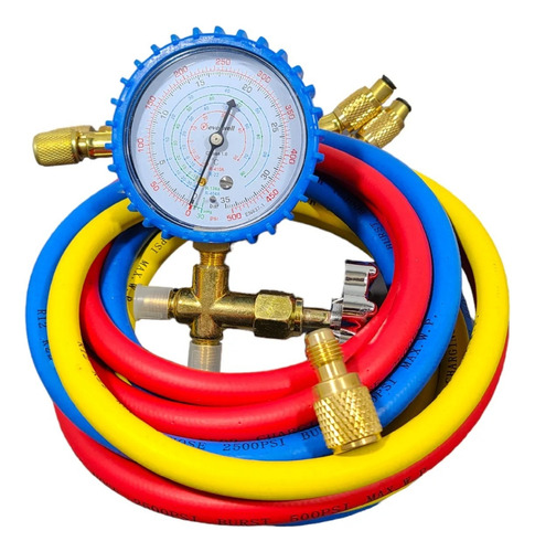Válvula Presión Aire Acondicionado Frio Automotriz Manifold