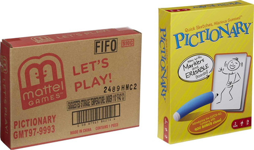 Juego De Mesa Pictionary De Mattel Games, Juego De Dibujo Y