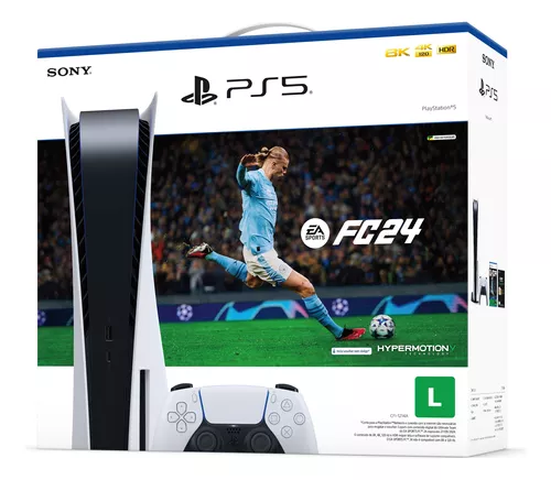 Console Sony Playstation 5 Ps5 Midia Física Ea Sports Fc 24