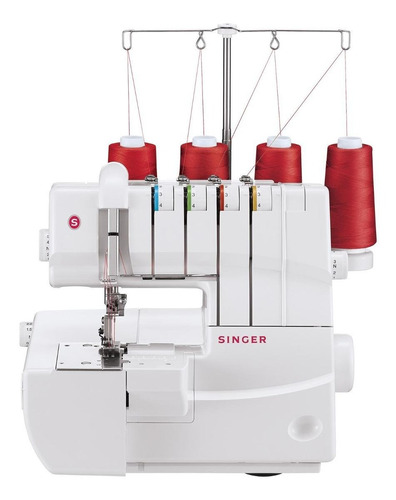 Máquina de coser overlock Singer 14T970C portable blanca 220V - 240V