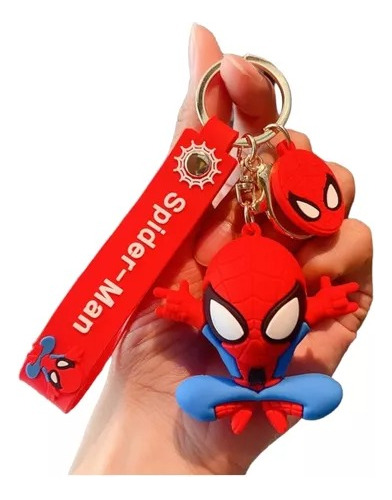 Llavero Goma + Porta Sube Personajes Marvel Disney Importado