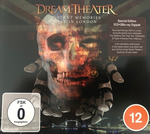 Dream Theater Distant Memories Cd + Bluray Musicovinyl