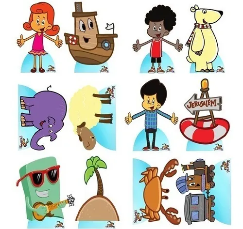 comprar Decoração  3 Palavrinhas Azul - 10 Displays De 20cm