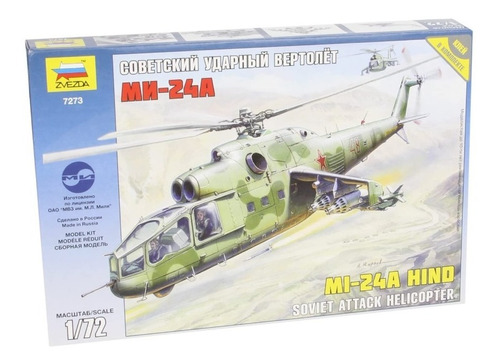 Mil Mi-24a Hind-a 1:72 Zvezda 7273 Milouhobbies