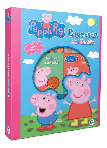 Peppa Pig - Diversão Em Família: Com 6 Mini Livros, De Cultural, Ciranda. Box Com Janela Com 6 Editorial Ciranda Cultural Editora E Distribuidora Ltda., Capa Dura, Edição 1, 2018 Em Português, 2019