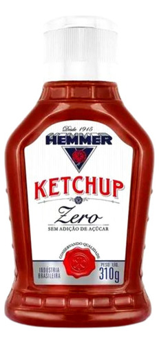 Ketchup Zero Hemmer 310gr Kit C/3