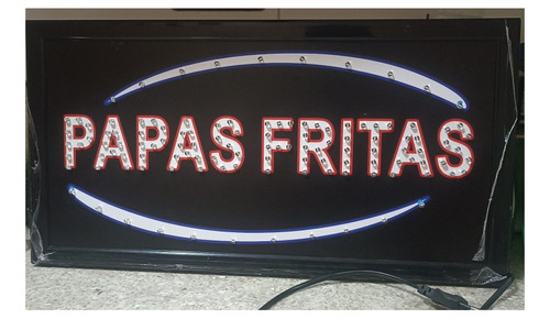 Letrero Luminoso Led Papas Fritas 