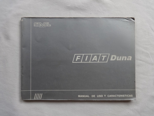  Manual Fiat Duna 1987 1988 Instrucciones Guantera Catalogo