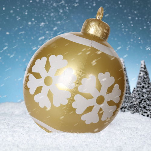 Bola Hinchable Decorada Navideña Duradera Para Exteriores Gi