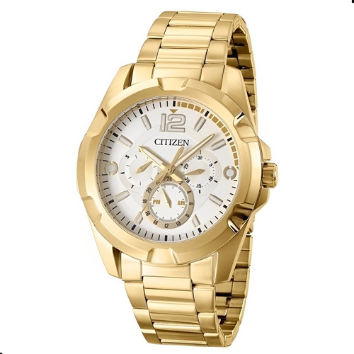 Relógio Citizen Masculino Dourado Tz20322h Cronógrafo