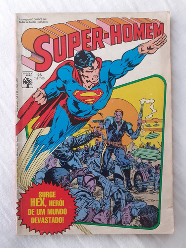 Super-homem Nº 26 - 1º Série - Jonah Hex - Ed. Abril - 1986