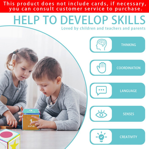 Juego Educativo Diy Dices Classroom Soft Dices
